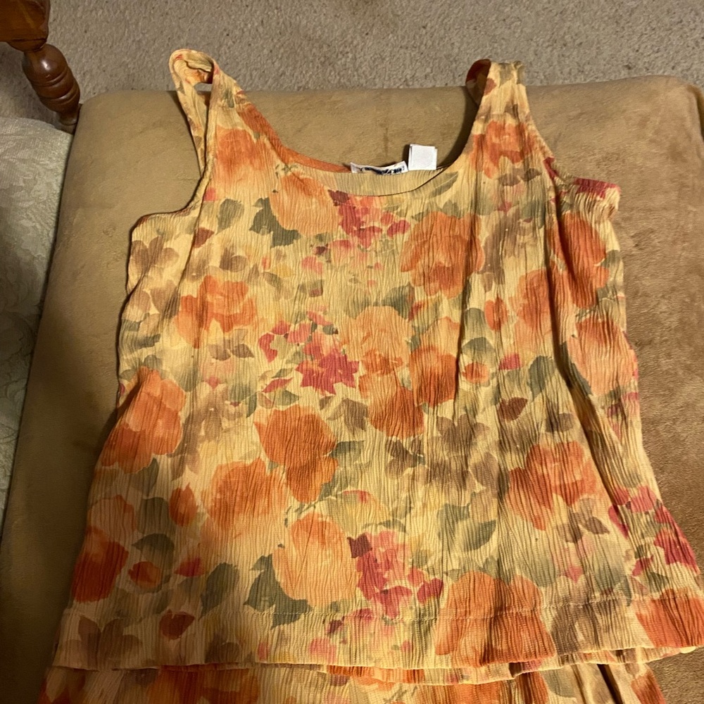 Ann Taylor Skirt And Top Matching Set Sz 10 - Picture 3 of 8